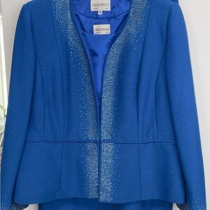 Luxe Blue Blazer by Lily & Taylor